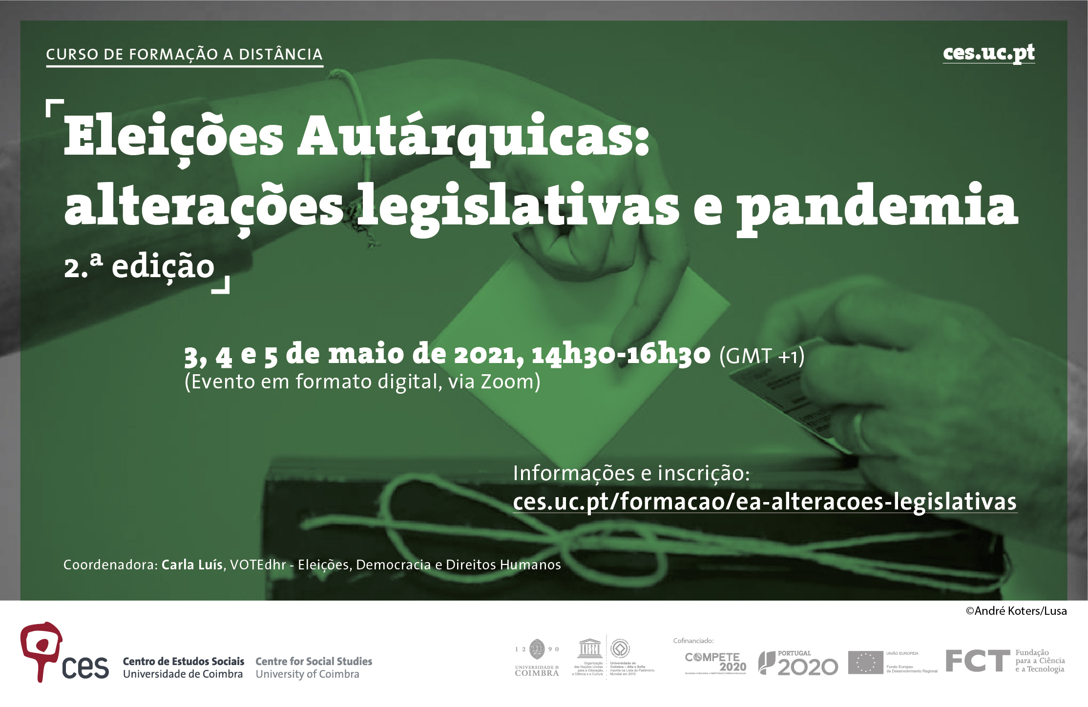 Eleições Autárquicas: alterações legislativas e pandemia<span id="edit_32612"><script>$(function() { $('#edit_32612').load( "/myces/user/editobj.php?tipo=evento&id=32612" ); });</script></span>