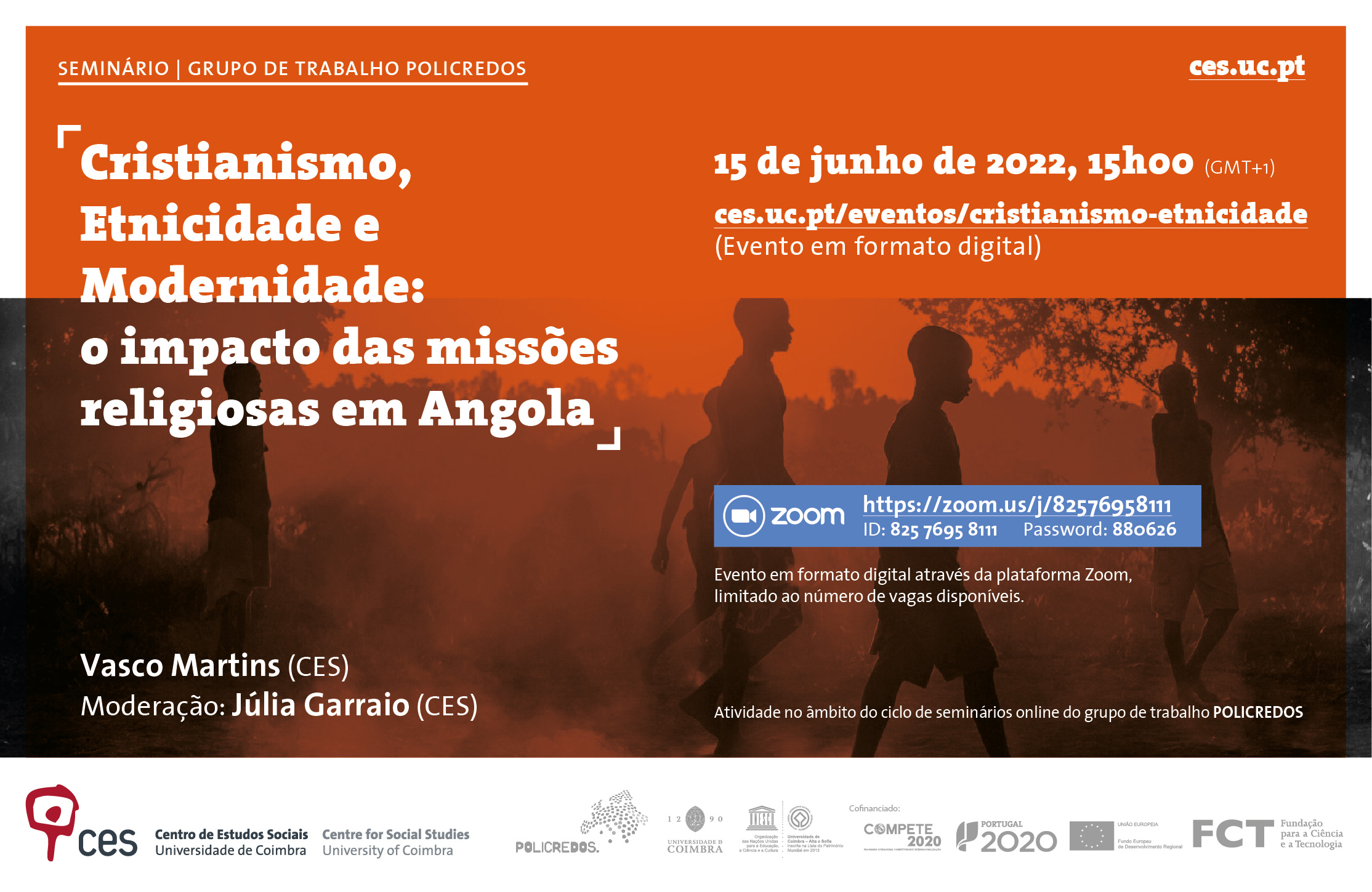 Christianity, Ethnicity and Modernity: The impact of religious missions in Angola<span id="edit_38839"><script>$(function() { $('#edit_38839').load( "/myces/user/editobj.php?tipo=evento&id=38839" ); });</script></span>