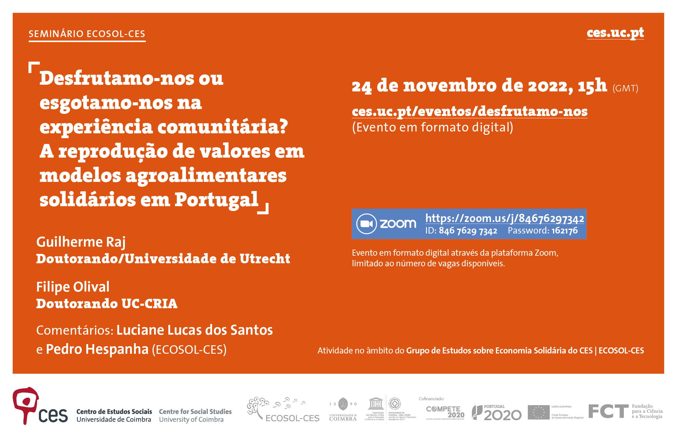 Do we enjoy or exhaust ourselves in the community experience? The reproduction of values in solidarity-based agri-food models in Portugal<span id="edit_40736"><script>$(function() { $('#edit_40736').load( "/myces/user/editobj.php?tipo=evento&id=40736" ); });</script></span>