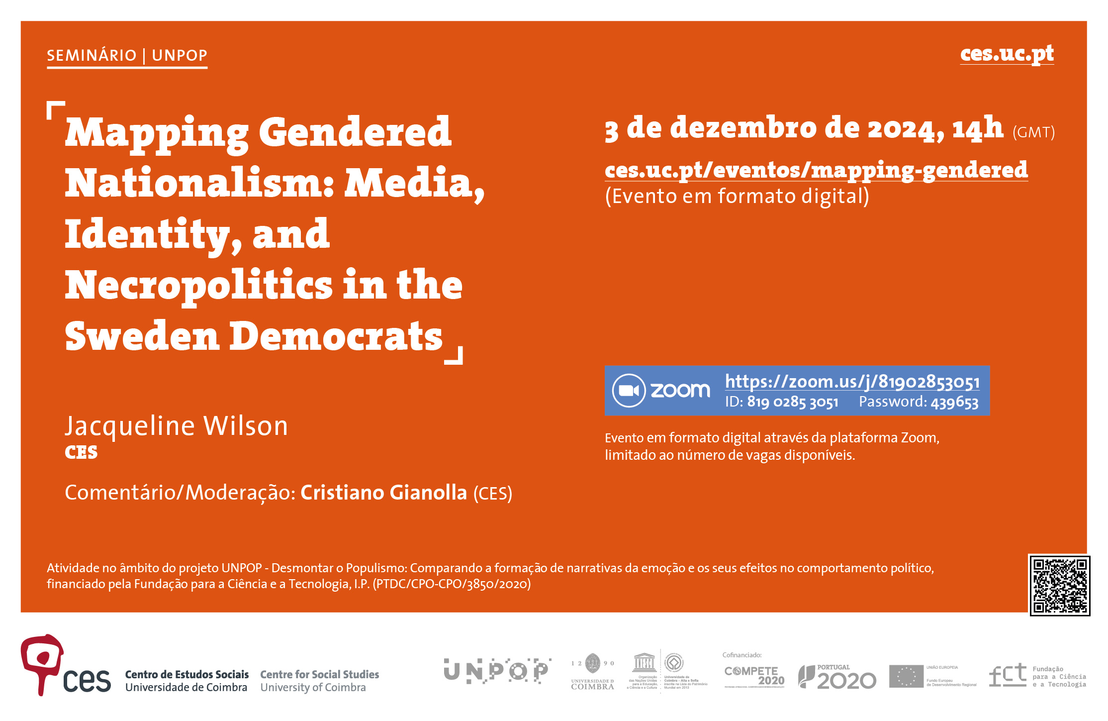 Mapping Gendered Nationalism: Media, Identity, and Necropolitics in the Sweden Democrats<span id="edit_46842"><script>$(function() { $('#edit_46842').load( "/myces/user/editobj.php?tipo=evento&id=46842" ); });</script></span>