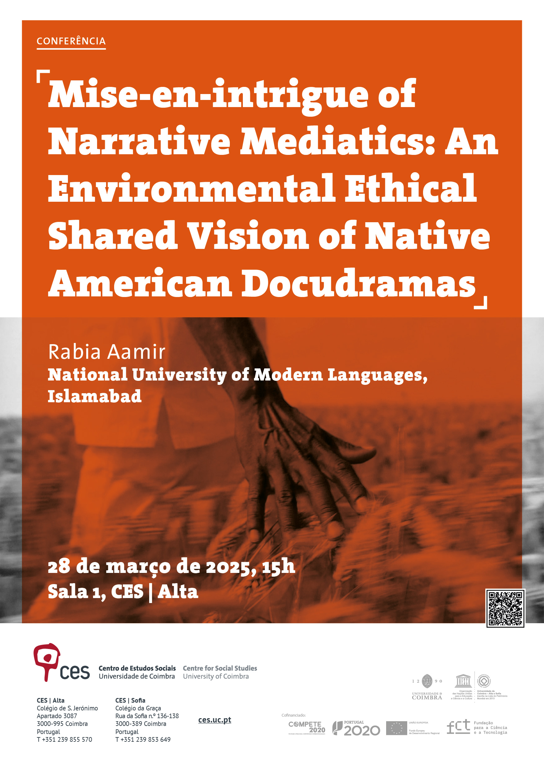 Mise-en-intrigue of Narrative Mediatics: An Environmental Ethical Shared Vision of Native American Docudramas<span id="edit_47762"><script>$(function() { $('#edit_47762').load( "/myces/user/editobj.php?tipo=evento&id=47762" ); });</script></span>