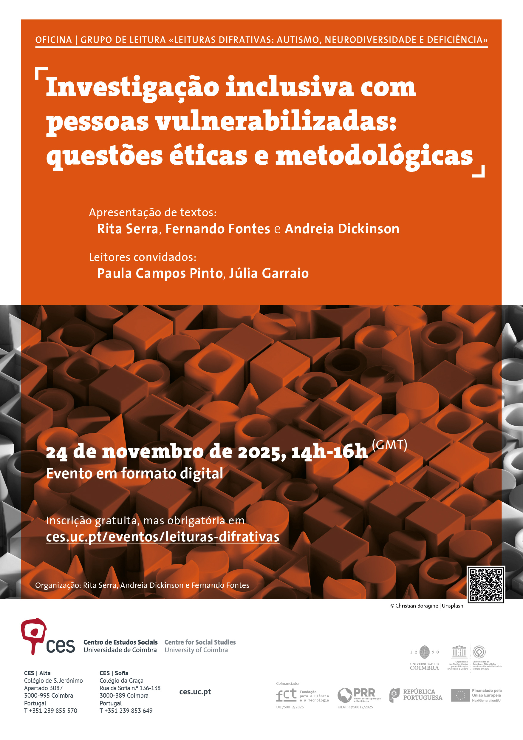 Investigação inclusiva com pessoas vulnerabilizadas: questões éticas e metodológicas<span id="edit_48014"><script>$(function() { $('#edit_48014').load( "/myces/user/editobj.php?tipo=evento&id=48014" ); });</script></span>