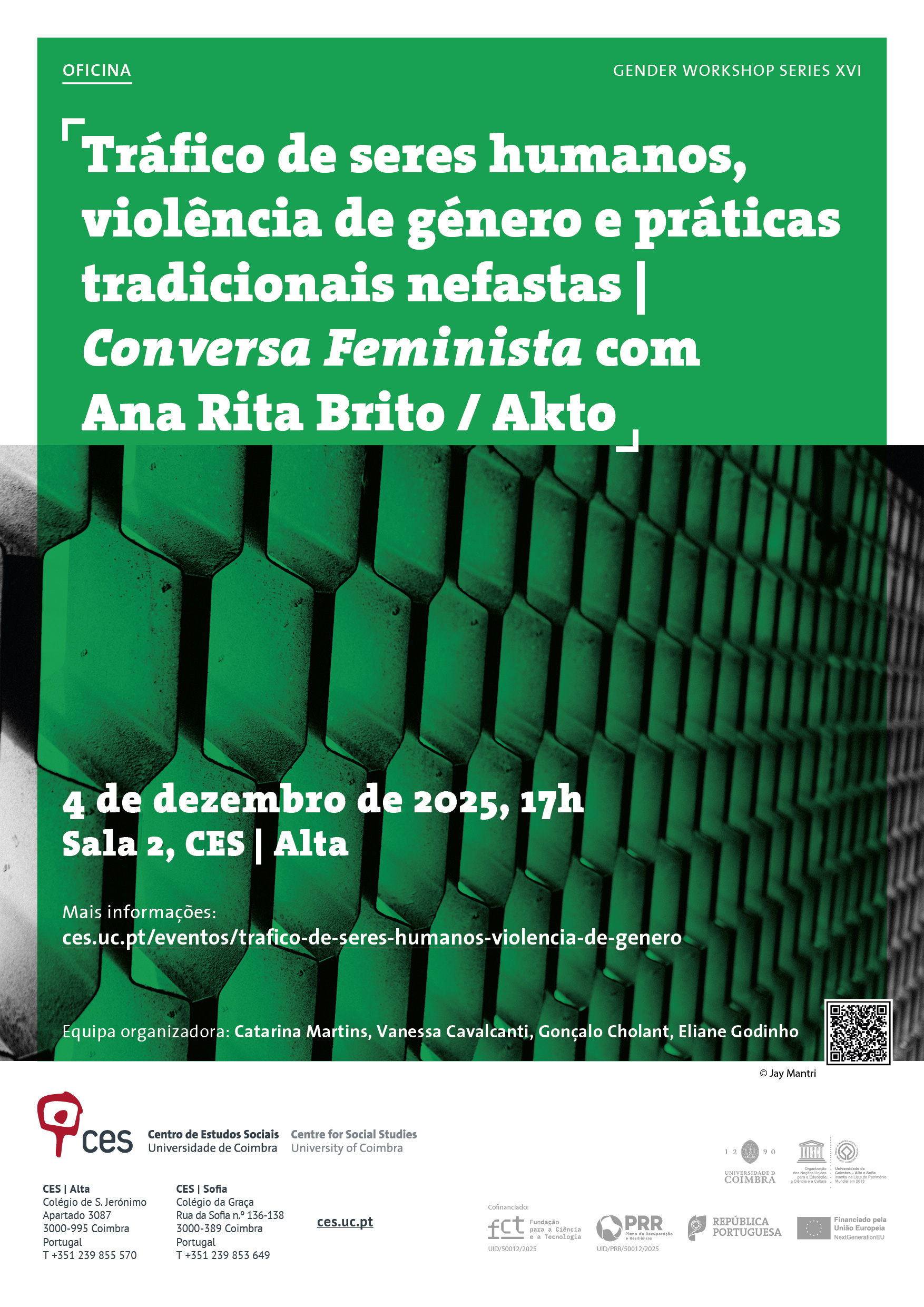 Tráfico de seres humanos, violência de género e práticas tradicionais nefastas |  <em>Conversa Feminista</em> com Ana Rita Brito / Akto<span id="edit_48829"><script>$(function() { $('#edit_48829').load( "/myces/user/editobj.php?tipo=evento&id=48829" ); });</script></span>