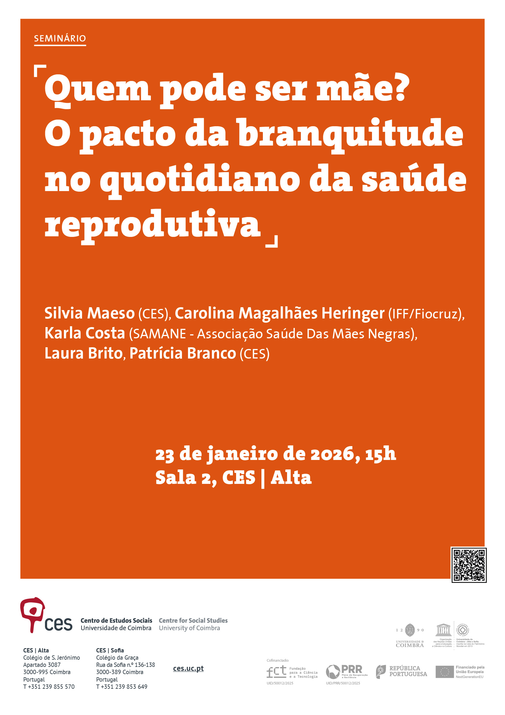 Who can be a mother? The pact of whiteness in everyday reproductive health<span id="edit_48980"><script>$(function() { $('#edit_48980').load( "/myces/user/editobj.php?tipo=evento&id=48980" ); });</script></span>