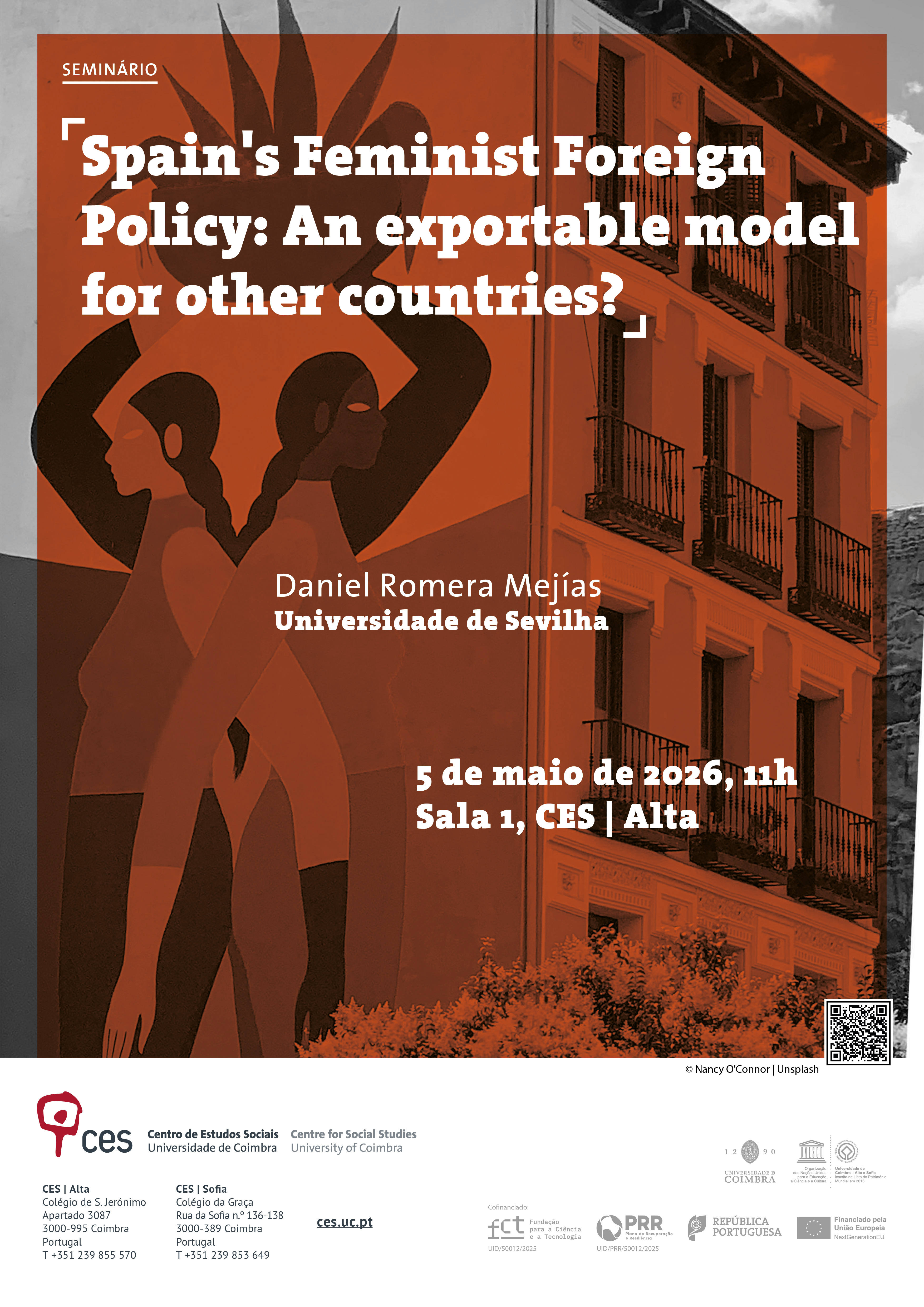 Spain's Feminist Foreign Policy: An exportable model for other countries?<span id="edit_49286"><script>$(function() { $('#edit_49286').load( "/myces/user/editobj.php?tipo=evento&id=49286" ); });</script></span>