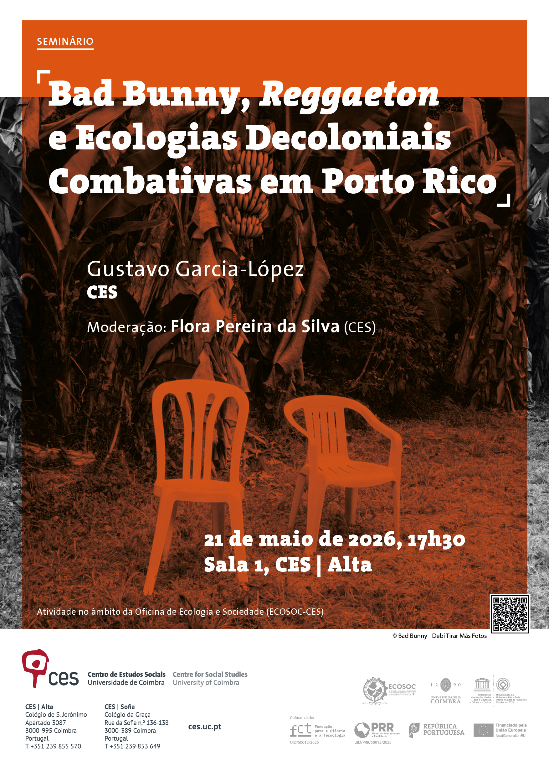 Bad Bunny, Reggaeton and Combative Decolonial Ecologies in Puerto Rico&nbsp;<span id="edit_49293"><script>$(function() { $('#edit_49293').load( "/myces/user/editobj.php?tipo=evento&id=49293" ); });</script></span>