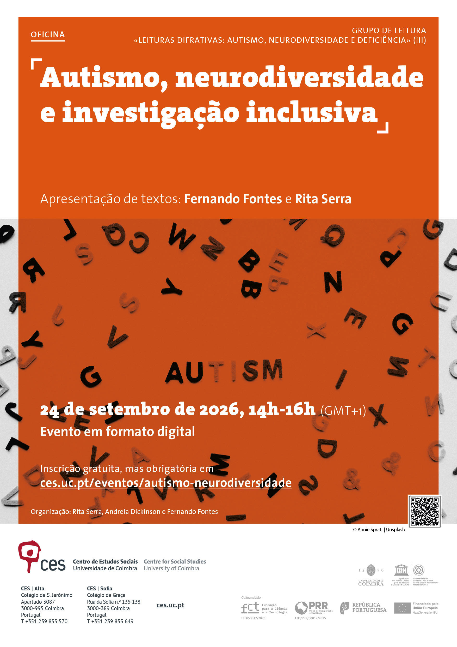 Autismo, neurodiversidade e investiga&ccedil;&atilde;o inclusiva<span id="edit_49570"><script>$(function() { $('#edit_49570').load( "/myces/user/editobj.php?tipo=evento&id=49570" ); });</script></span>