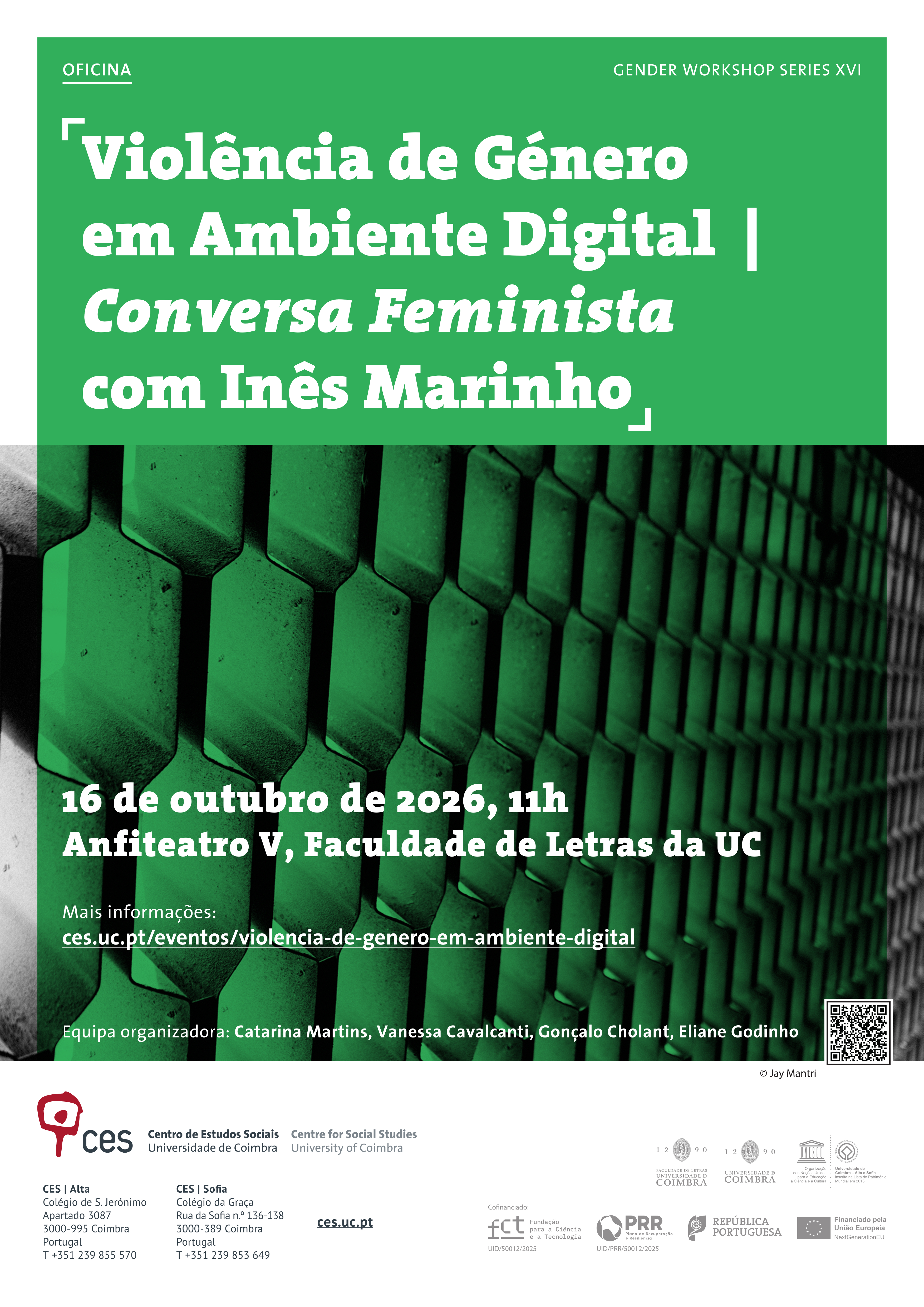 Viol&ecirc;ncia de G&eacute;nero em Ambiente Digital |&nbsp;<em>Conversa Feminista</em> com In&ecirc;s Marinho<span id="edit_50097"><script>$(function() { $('#edit_50097').load( "/myces/user/editobj.php?tipo=evento&id=50097" ); });</script></span>