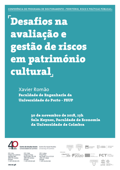 Desafios na avaliação e gestão de riscos em património cultural<span id="edit_21503"><script>$(function() { $('#edit_21503').load( "/myces/user/editobj.php?tipo=evento&id=21503" ); });</script></span>