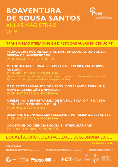 Challenges to democracy: fascism, populism, uprisings<span id="edit_23324"><script>$(function() { $('#edit_23324').load( "/myces/user/editobj.php?tipo=evento&id=23324" ); });</script></span>