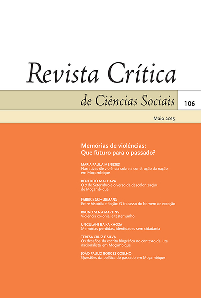 Memórias de violências: Que futuro para o passado?